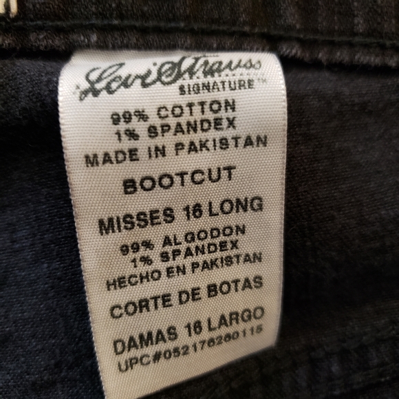 Boot Cut jeans Levi Strauss Signature| Size 16 - Picture 12 of 12